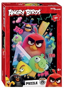 Пазл - Angry Birds, 160 деталей (Step puzzle, 94099)