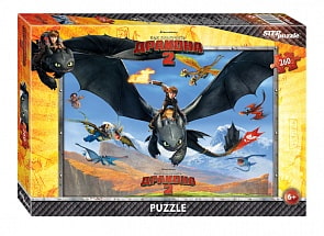 Пазл Драконы, 260 элементов (Step Puzzle, 95030)