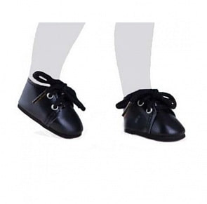 Полуботинки черные со шнурками, для кукол 32 см (Paola Reina, 63222)