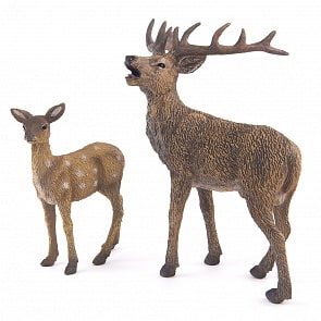 Набор обитателей леса №1, 2 штуки (Collecta, 89272)