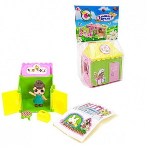 Дом В гостях у куклы с куклой-сюрпризом и аксессуарами, несколько видов (Abtoys, PT-01023) (ассортимент)