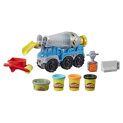 Игровой набор Play-Doh - Wheels Бетономешалка (Hasbro, E68915L0) - миниатюра