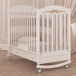 Кровать детская Гандылян К-2002-29 Даниэль Люкс, белый (GAN-К-2002-29_белый)