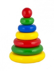 Пирамидка «Малышок» - 6 колец (Десятое королевство, 01602ДК)