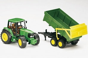 Трактор Bruder John Deere 6920 с прицепом (Bruder, 02-058)