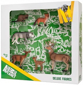 Набор Animal Planet - Лесные животные, 7 штук (Mojo, 387303)