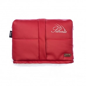 Муфта меховая для коляски Nuovita Siberia Lux Bianco Rosso/Красный (Nuovita, NUO-mSIBLB_2025)