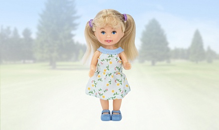 Кукла Paula, блондинка в голубом летнем наряде 