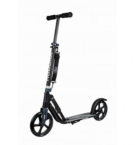 Двухколесный самокат Hudora Big Wheel 205, schwarz/anthrazit черно-антрацитовый (Hudora, 14825)