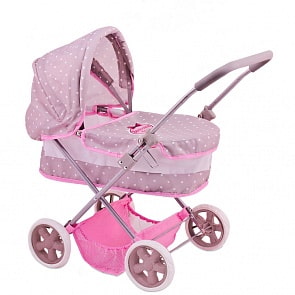 Классическая коляска для куклы Bambolina Boutique (Dimian, BD1612-M4)