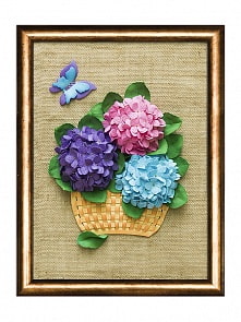 Набор для творчества 3 D картина из фоамирана - Гортензии (Волшебная мастерская, FM-06)