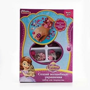 Набор для создания украшений из дерева из серии София Прекрасная Disney (Multiart, ST2220A-SFsim)