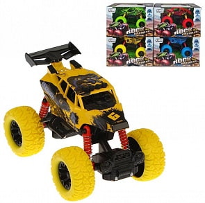 Инерционная металлическая модель - Внедорожник WD4 х 4, свет, звук (Наша Игрушка, HY62-8) (ассортимент)