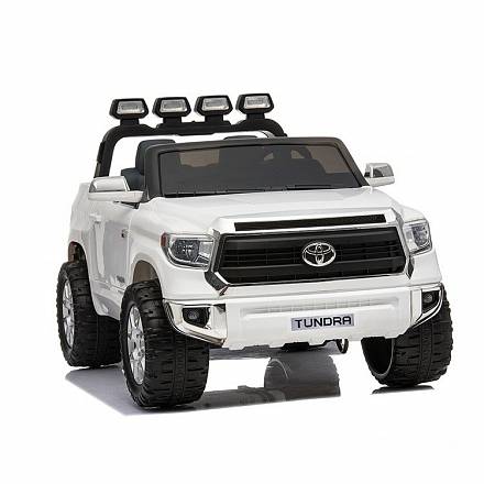 Электромобиль ToyLand Toyota Tundra белого цвета 