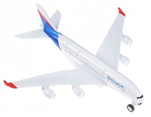 Металлический инерционный самолет, свет-звук (Технопарк, 857787-R)