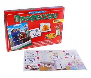 Игра настольная - Школа малыша. Профессии (Рыжий Кот, ИН-8131)