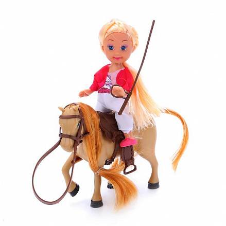 Кукла Hello Kitty  Машенька с лошадкой, 12 см 