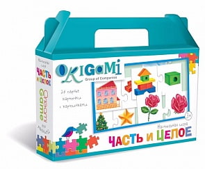 Игра настольная - Часть и целое, в чемоданчике (Origami, 00687)
