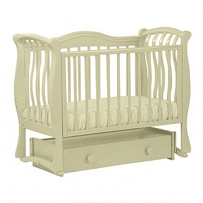 Кровать детская Лель БИ 08 Маргаритка маятник универсальный, ваниль (Лель, LIEL-БИ 08_ваниль)