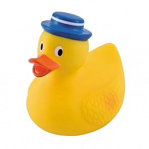 Уточка для ванны Canpol, синяя шляпа, 0+ (Canpol, CAN-2/990)
