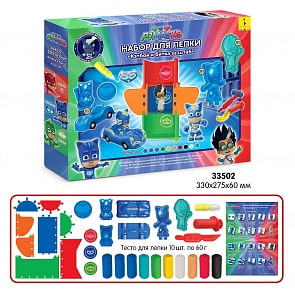 Набор для лепки - Кэтбой и битва за штаб из серии Герои в масках (Росмэн, 33502)