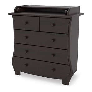 Комод детский Гандылян КО-2003-4 Александра, махагон (Gandylyan, GAN-КО 2003-4_махагон)