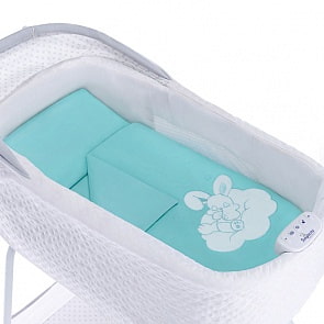 Комплект постельного белья Simplicity Dreams, Bunny Stars (5 предметов, салатовый)