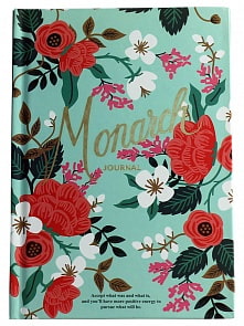 Планер с цветочками – Monarch, формат А5, зеленый (Михи Михи, MM06670)