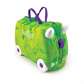 Чемодан на колесиках Trunki Динозавр, зеленый (Trunki, 0066-GB01-P1)