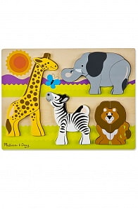 Мои первые пазлы - животные (Melissa&Doug, 1892M_md)
