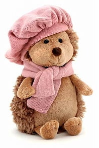 Мягкая игрушка Life - Ежинка Колючка в берете, 20 см (Orange, OS603/20)