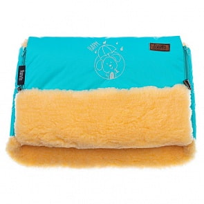 Муфта меховая для коляски Nuovita Islanda Pesco Blu/Голубой (Nuovita, NUO-mISLP_2041)