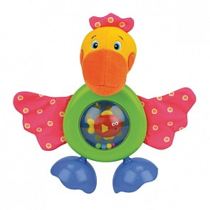 Развивающая игрушка Прогулка Пеликана (звук, безопасное зеркало) (K'S Kids, KA546)