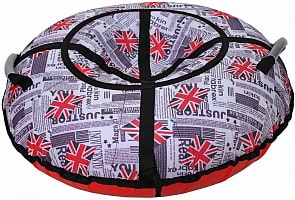 Санки надувные Тюбинг SnowShow Английская газета, диаметр 87см. (SnowShow, 6164RT)