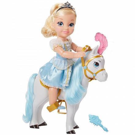 Игровой набор кукла - Принцесса Дисней - Золушка с лошадью 