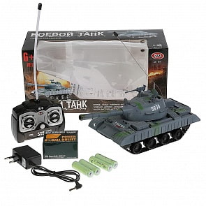 Танк радиоуправляемый на аккумуляторе, стреляет пульками, с аксессуарами (A979-H08023)