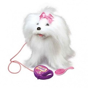 Интерактивный щенок на пульте-поводке, с расчёской (Играем вместе, 9301034sim)