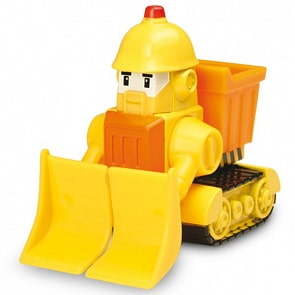 Poli Robocar. Металлическая машинка Брунер, 6 см (Silverlit, 83165)