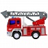 Камаз-пожарная машина, 17 см, инерционный, свет и звук  - миниатюра №4