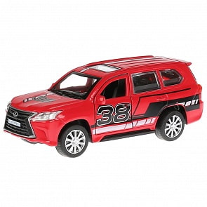 Металлическая инерционная машина - Lexus LX-570 Спорт, длина 12 см, (Технопарк, LX570-S)