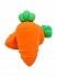 Набор ластиков Морковка, 3 шт. в блистере  - миниатюра №2