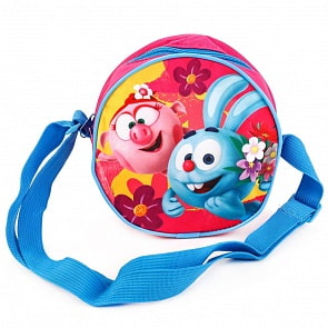 Сумочка для девочки – Смешарики, круглая (Играем Вместе, RSB18-SMESHsim)