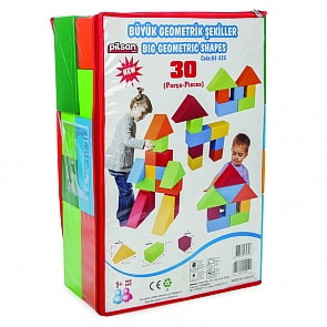 Конструктор Геометрическе фигуры, 30 деталей (Pilsan, 3235plsn)