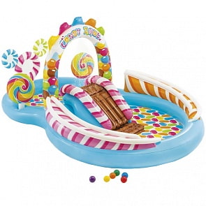 Надувной игровой центр - Фабрика конфет, 295 х 191 х 130 см (Intex, с57149)