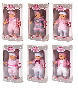 Кукла из серии Bambina Bebe, 20 см., 6 видов (Dimian, BD1651-M37) Кукла из серии Bambina Bebe, 20 см., 6 видов (Dimian, BD1651-M37)
