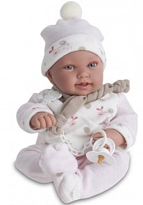 Интерактивная кукла Камилла в розовом, озвученная, 40 см. (Antonio Juan Munecas, 3357P)