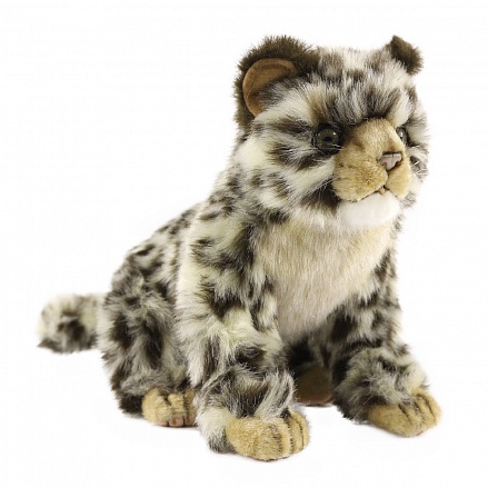 Мягкая игрушка - Леопард сидящий, 30 см 
