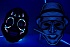 Световая маска с датчиком звука - GeekMask Vegas  - миниатюра №1