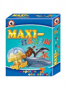 Пазлы Maxi - Морские обитатели 5в1 (Русский стиль, 03526н)