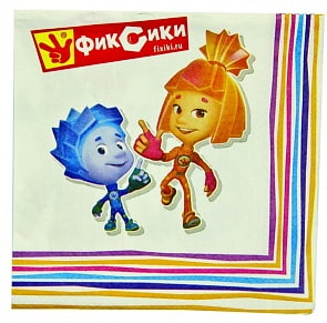 Набор из 16 салфеток серии Фиксики, 33 см. (Amscan, 1502-1323)
